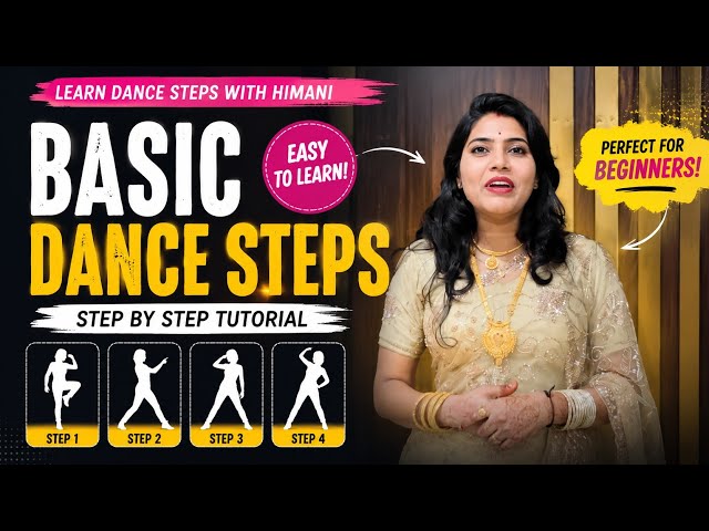 Basic dance steps tutorial | learn dance steps with himani 