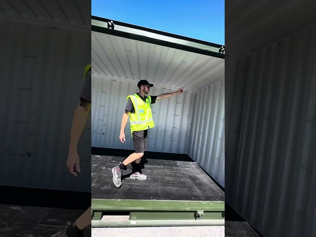 Benefits of an open sided shipping container