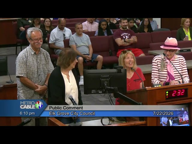 Elk Grove City Council - July 22, 2026