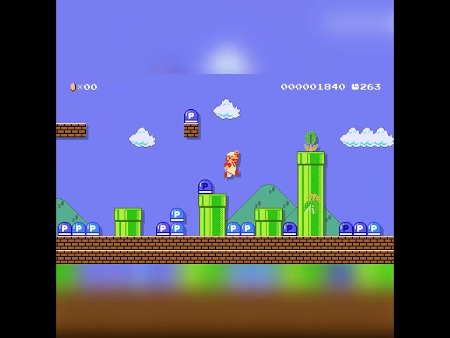 6-2 but don't touch the p switch by 6-2 but... #shorts 🍄Super Mario Maker 2 | No Commentary #dxx