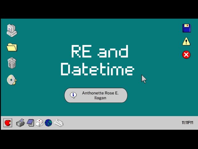 Python Regular Expression and Datetime Module Tutorial
