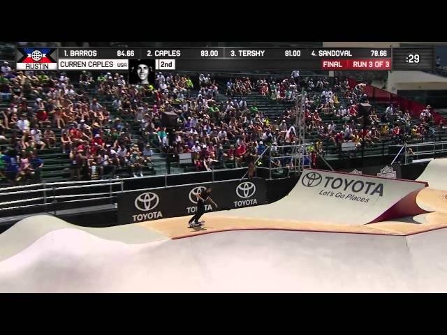 Curren Caples wins gold in X Games Austin Skateboard Park - ESPN
