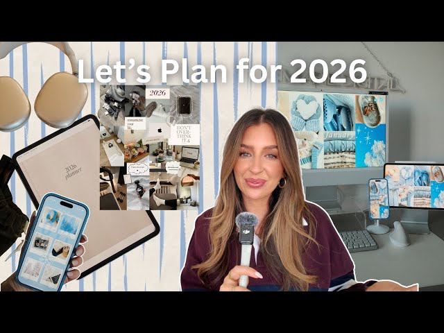 2026 Digital Planning Sesh, Goal Setting, Vision Board, and January Plan with Me ✨