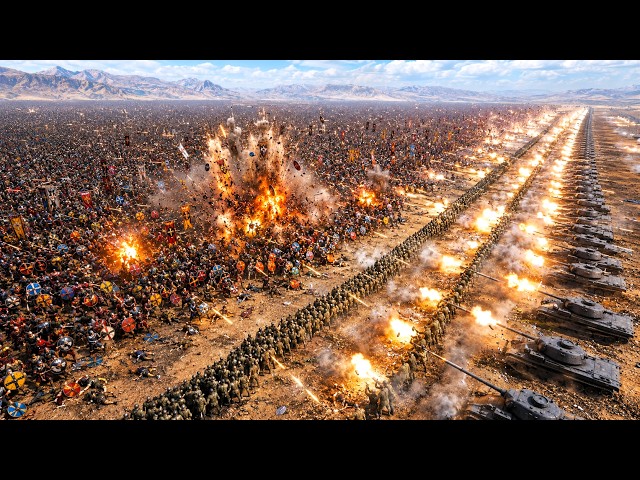 CAN 60.000 WW2 ARMY STOP 6 MILLION VIKINGS - Ultimate Epic Battle Simulator 2
