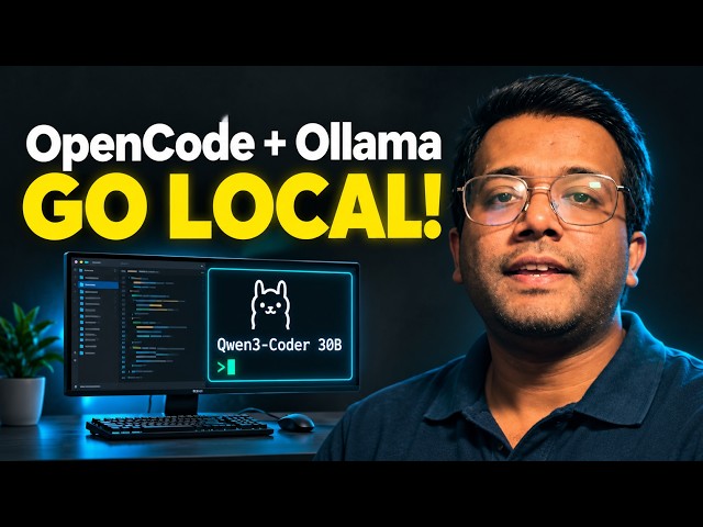 Run OpenCode Locally with Ollama : No Paid API Needed! + Agentic AI Coding