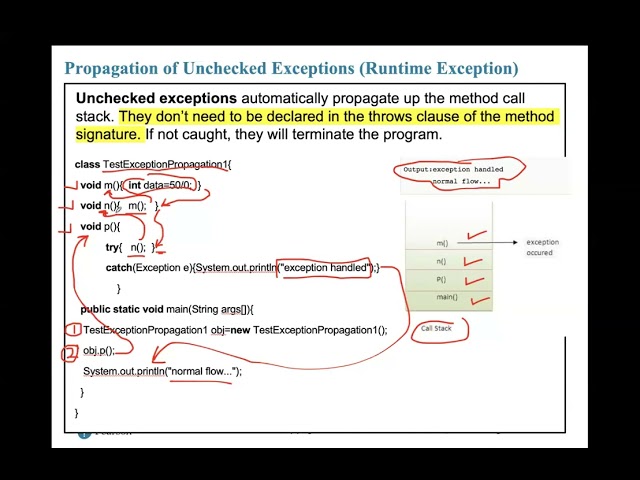 البرمجة الكينونية Exception handling PartII