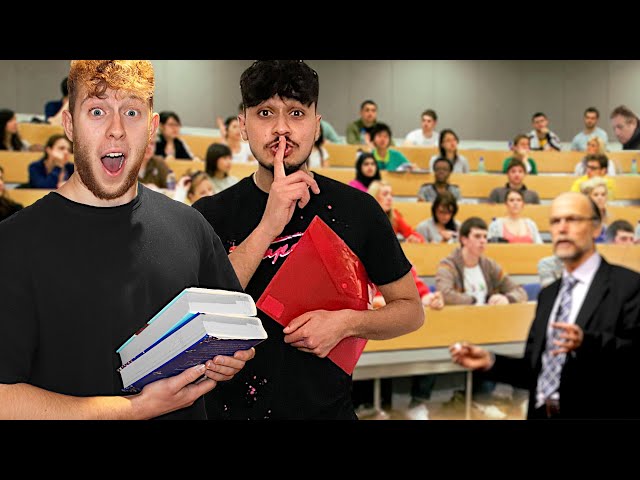 Becoming FAKE University Students for a Day