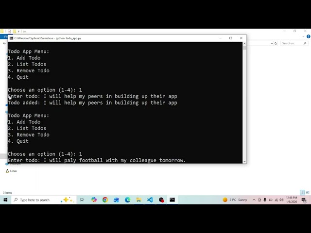In-Memory To-Do App Built with Spec-Kit–Driven Development (Python)