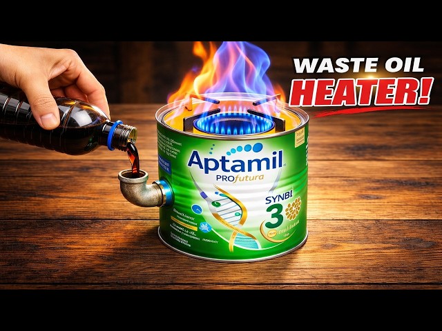 Millions Don’t Know This! DIY 3 in 1 Waste Oil Heater – Hidden Free Energy for Winter 2026