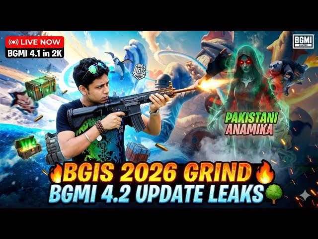 🔴 LIVE: 🇮🇳 SPY HUNT PAKISTANI ANAMIKA 🔫👻 BGIS 2026 GRIND 🔥 BGMI 4.2 UPDATE LEAKS 🌳