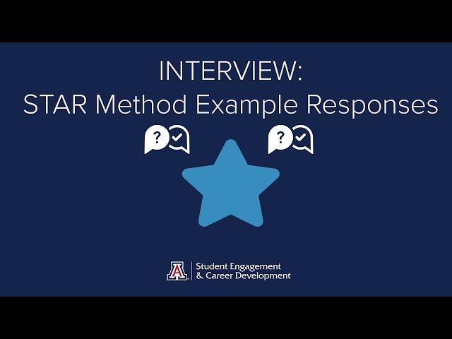 Interviewing  STAR Method Example Responses