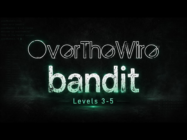 Linux Commands for Beginners | OverTheWire Bandit 3–5