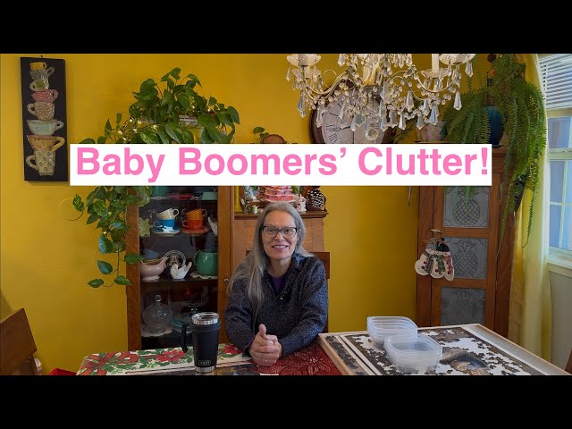  Changing and Decluttering One Bin at a Time!  This Baby Boomers’ Clutter… 