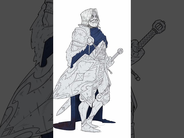 Recycling my Old DnD Character  #fantasyart #characterdesign #artisticopportunities