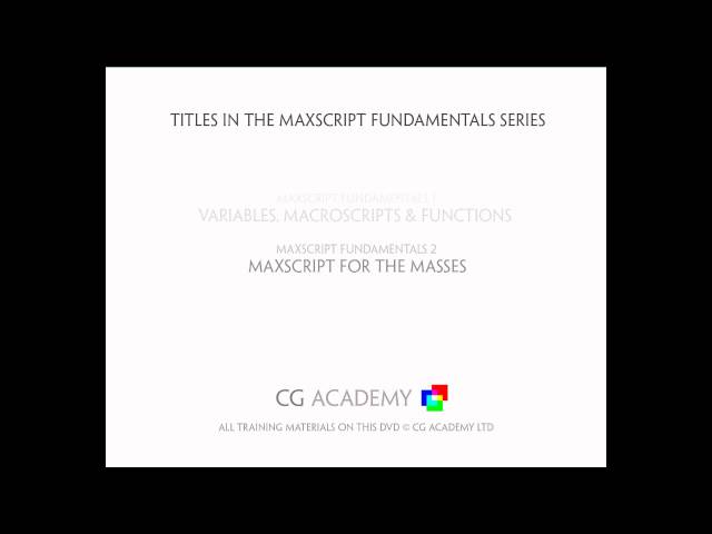 3DS MAX - CG Academy Tutorials Serie 13 ] - [ 13 - Conclusion