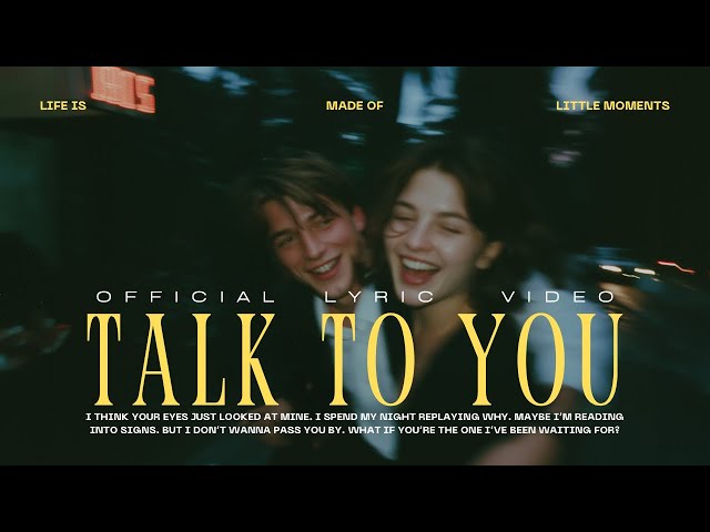 limo. - Talk to You (Official Lyric Video)