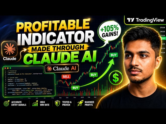 I Built a Profitable TradingView Pine Script Indicator Using Claude AI