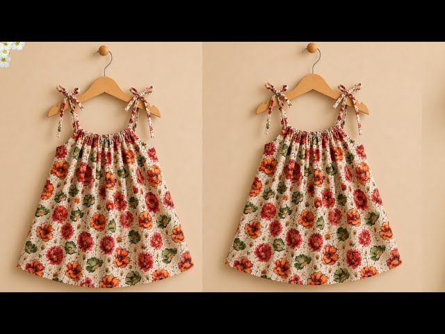 1 Year Baby Frock Cutting and Stitching🥰