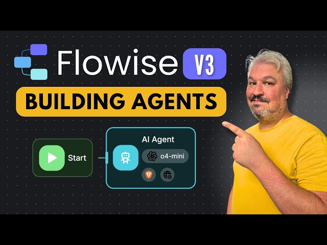 YOU WON'T BELIEVE How Simple Building AI Agents Gets with Flowise v3