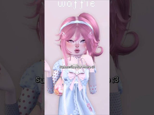. : cute pony tail hair tutorial 🍮☘️ #dti #dresstoimpress #dtishorts #roblox #fypシ #shorts #viral