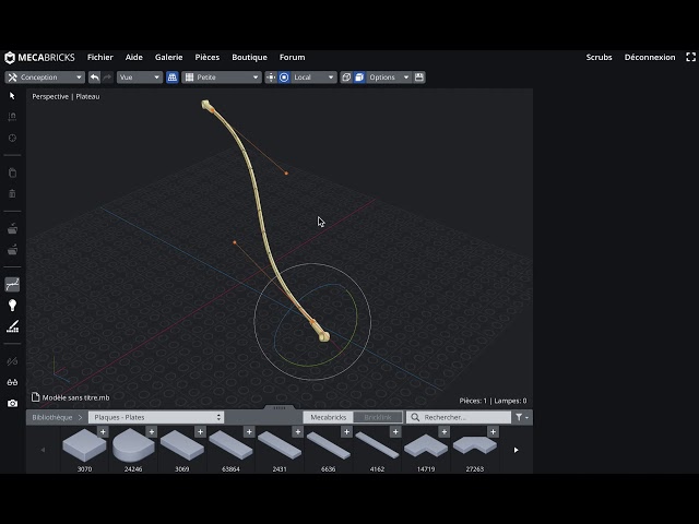 Flexible Part System Redesign for Mecabricks