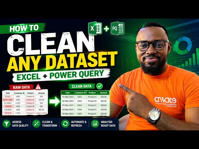 How to Clean Any Dataset in Excel: A Professional Data Cleaning Workflow with Power Query