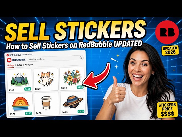 How to Sell Stickers on RedBubble (Updated)