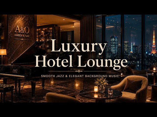 🏨 Luxury Hotel Lounge | Smooth Jazz & Elegant Background Music