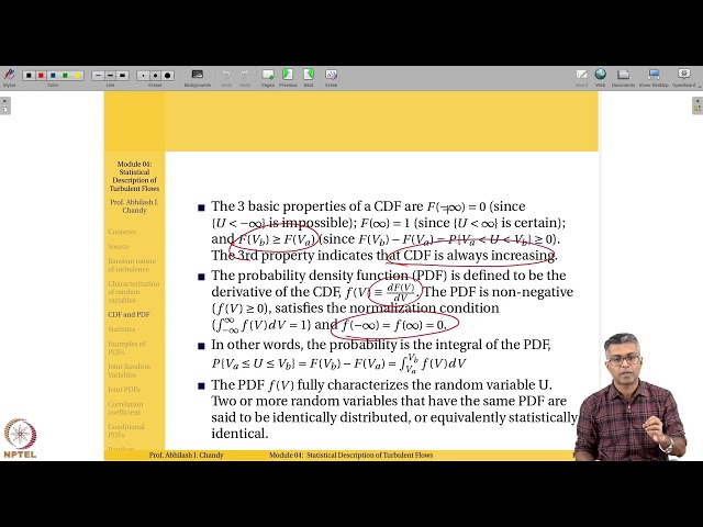 Week 4 : Lecture 18 : Characterization of random variables and examples of PDF