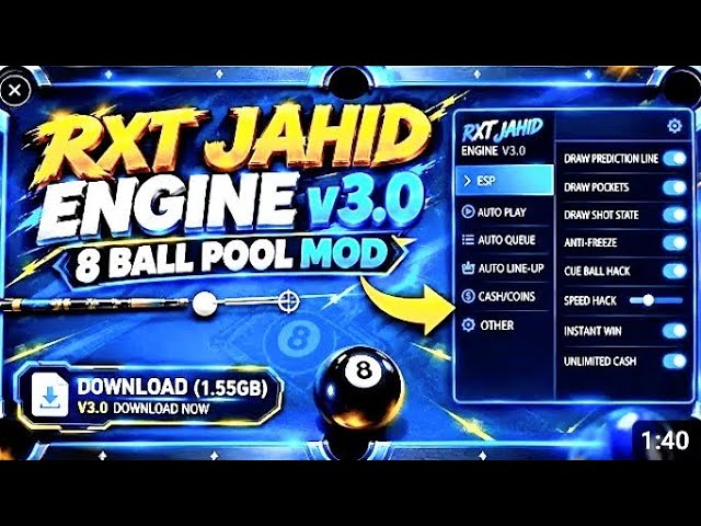 8 BALL POOL FREE HACK AUTO PLAY  NEW VERSION 2026 AUTO AIM & AI AIM  FREE #8ballpool 