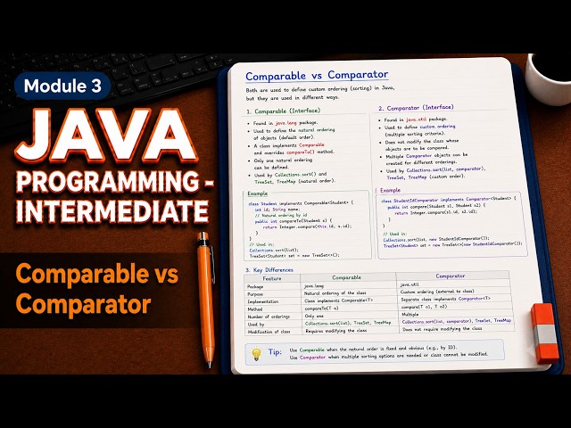 Java Sorting Explained: Comparable vs Comparator Interfaces Deep Dive