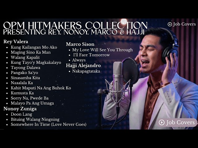 🎙️🇵🇭 OPM Hitmakers Collection: Presenting Rey, Nonoy, Marco & Hajji - Job Covers