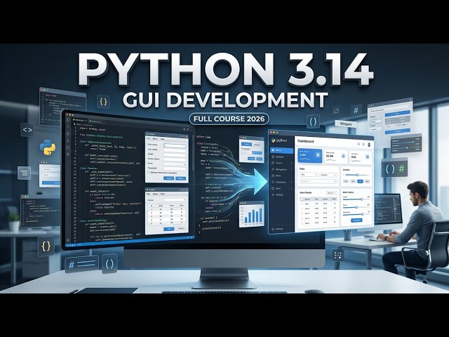 Python 3.14 Full Course 2026 | Complete GUI Development & Programming Guide