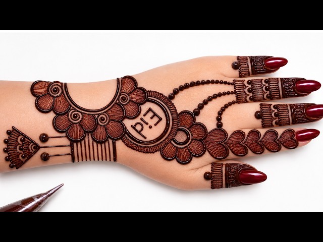 Eid simple mehndi design new 2026 |mehandi ka design | mehndi design मेहंदी डिजाइन| #mehandi