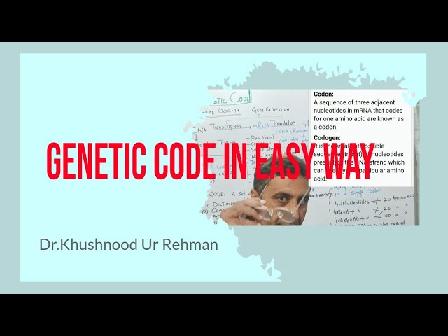 Genetic code, Codon Codogen, Genetic code table made easy / buhat asaan
