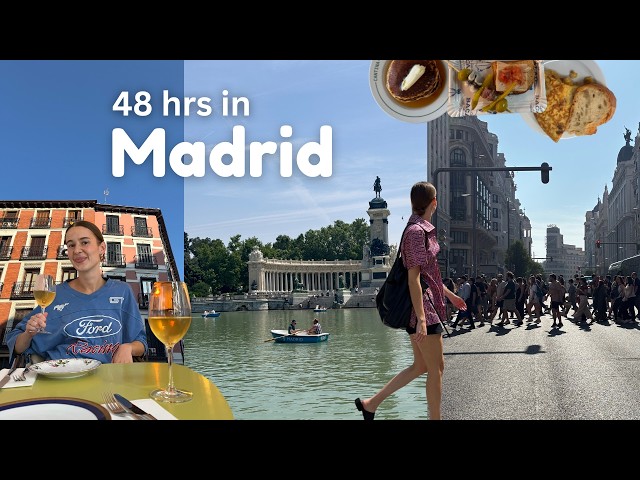 madrid vlog | best food spots, vintage shopping in malasana + el prado museum
