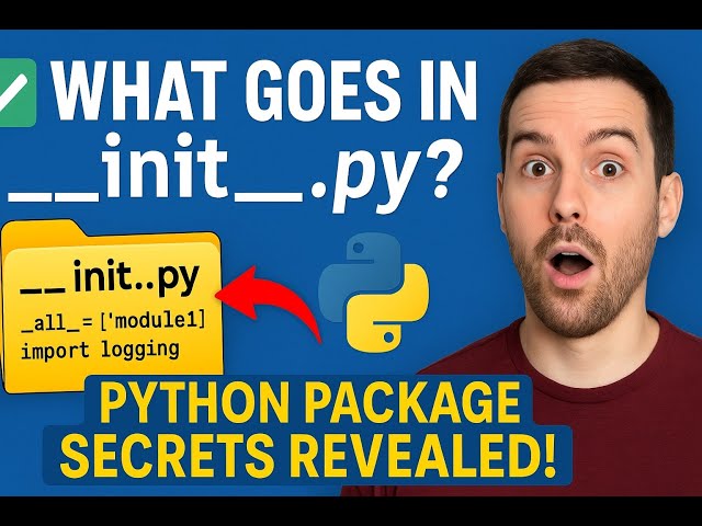 Why __init__.py Matters in Python | Python Package Tips