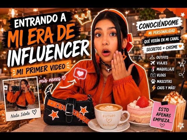 Entrando a mi era de influencer...Soy Nela🧡