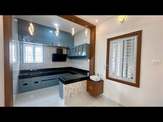 Beautiful Modular Kitchen Design 16x10feet Size 🔥🔥 with Dining Space 👌