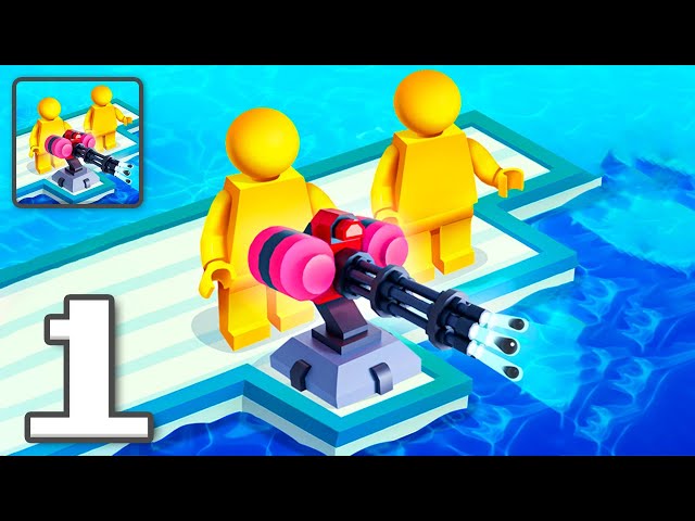 Sea Battle Raft - Gameplay Walkthrough Part 1 - Casual Games To Play (iOS, Android)