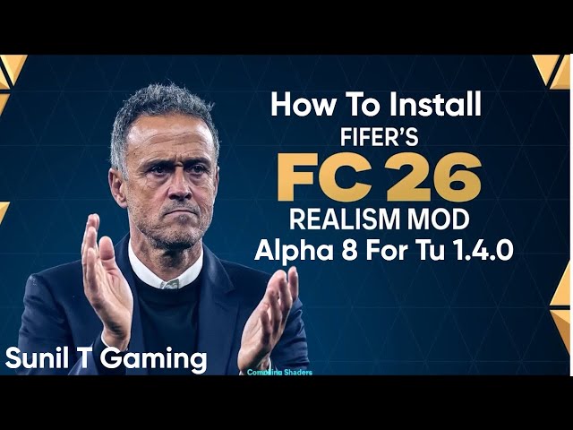 How to install FIFER'S FC 26 Realism Mod Alpha 8 for TU 1.4.0  with Gameplay #fc26   #fifa #fc
