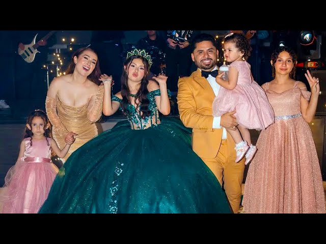 Larry Hernandez and Kenia Ontiveros celebrate their daughter Daleyza's 15th birthday with a big p...