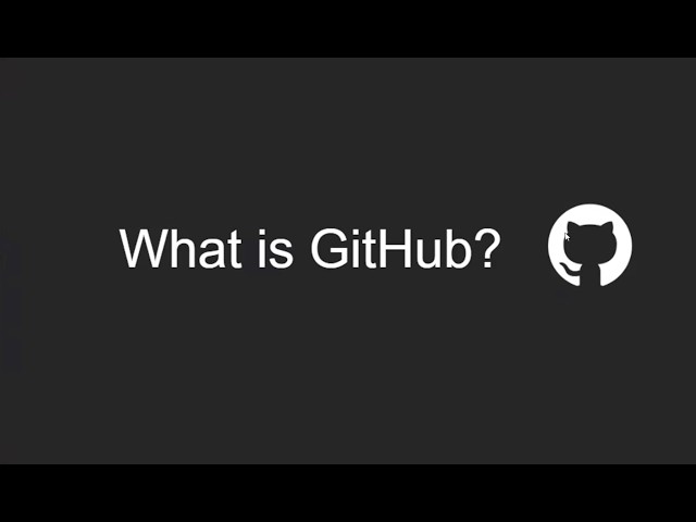 2026 BTSCON: What is GitHub? A Brief Introduction