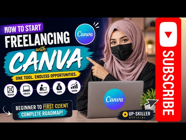 How to Start Freelancing with Canva in 2026 | Beginner to First Client | Canva Freelancing Roadmap