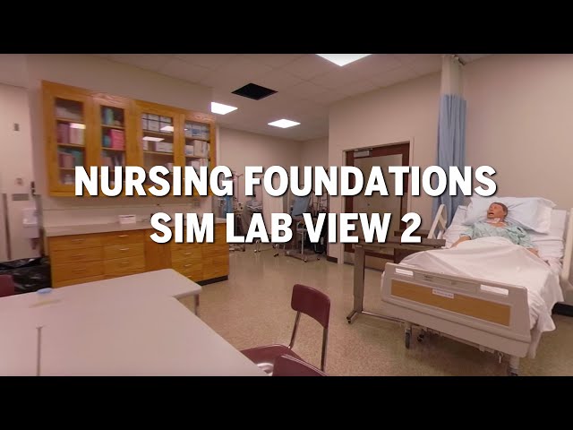 East Building Nursing Foundations Simulation Lab View 2