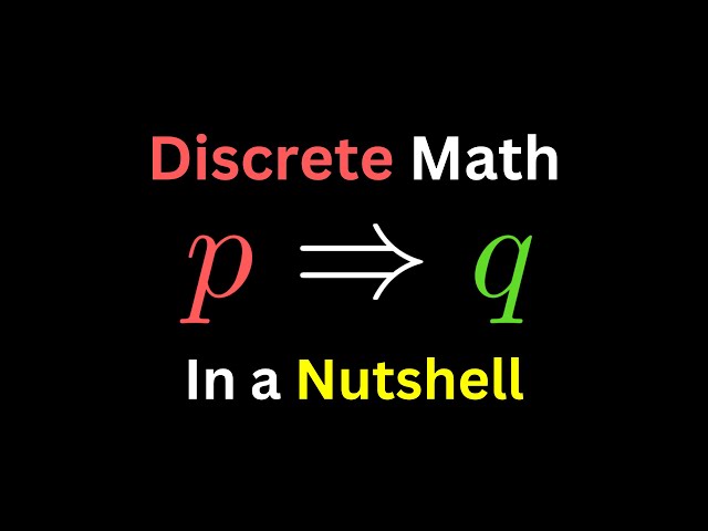 Discrete Math in a Nutshell