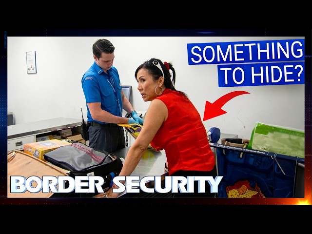 Suspicious Bulge Under Woman's Top Raises Major Red Flags | FULL EPISODE | Border Security Australia
