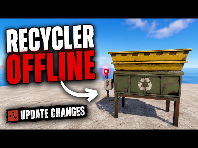 The Biggest Rust Update Yet? Offline Recyclers, Power Grid & Satellite Event