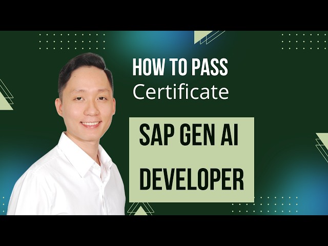 How to Pass SAP Generative AI Developer Exam C AIG  - Full Guide
