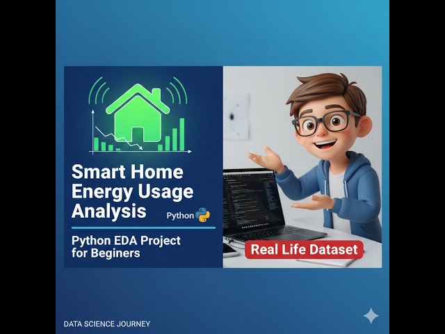 Smart Home Energy Usage Analysis | Python EDA Project for Beginners | Real Life Dataset
